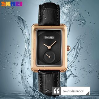Đồng hồ Nữ SKMEI 1691 hiển thị giờ theo kim dây đeo bằng da