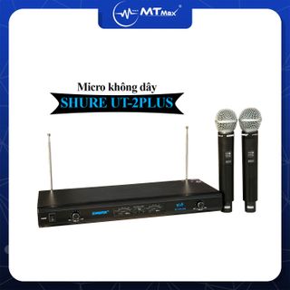 Micro không dây UT-2Plus - Điều Chỉnh 2 Micro Riêng Biệt, Âm Thanh Chất Lượng, Karaoke, Hội Nghị Giá Rẻ.