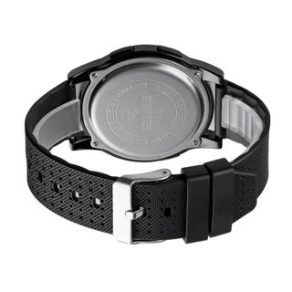 Đồng hồ Nam SKMEI 1502 viền Vàng hiển thị giờ điện tử dây đeo bằng Silicon