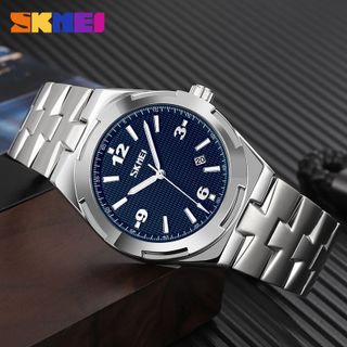 Đồng hồ Nam SKMEI 9290 hiển thị kim dây đeo bằng kim loại