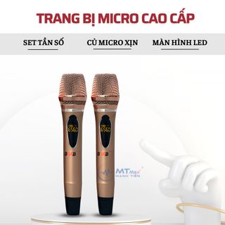 Loa Di Động BB866 - Hệ Thống 7 Loa 3 Đường Tiếng Âm Thanh Đa Hướng Kèm 2 Micro Cao Cấp