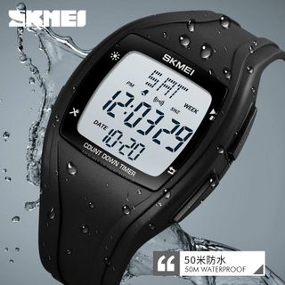 Đồng hồ Nam SKMEI 1610 hiển thị giờ điện tử dây đeo silicon