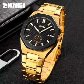 Đồng hồ Nam SKMEI 9262 Vàng dây đeo bằng kim loại