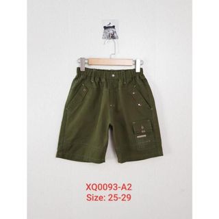 XQ0093 -A1- Quần short, bé trai, đũi, trơn túi hộp, size nhỏ 25t-29t giá sỉ