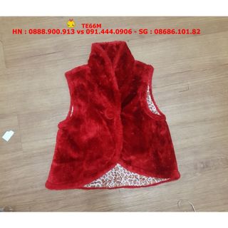 Áo khoác nỉ lông gilê cho bé gái, TE66M