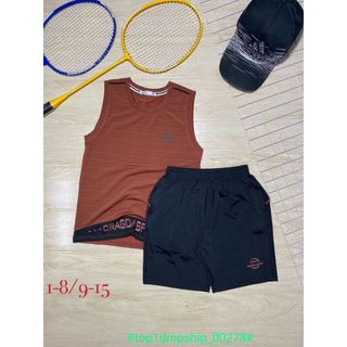 <<Hàng buôn sỉ>>Bung bộ Dragon Sport đơn giản cực đẹp. Chất thun lạnh xược 4C mềm mại.Mua sỉ Thúy Vkids: