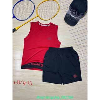 <<Hàng buôn sỉ>>Bung bộ Dragon Sport đơn giản cực đẹp. Chất thun lạnh xược 4C mềm mại.Mua sỉ Thúy Vkids: