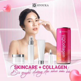 Nước Uống Hiyori The Collagen (180ml x 12 lon) – Dưỡng Da Căng Mịn, Ngừa Lão Hoá