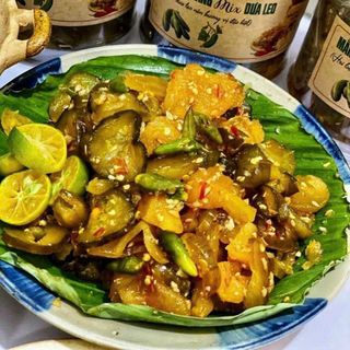 MẮM DƯA MIX KHÓM TẮC, MÓN ĂN DÂN DÃ MIỀN TÂY 500G - WINNIE HOUSE