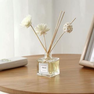 Tinh Dầu Thơm Thiên Nhiên Hoa Hồng 50ml Để Phòng Que Gỗ Tự Khuếch Tán Thanh Lọc Khử Mùi Không Khí