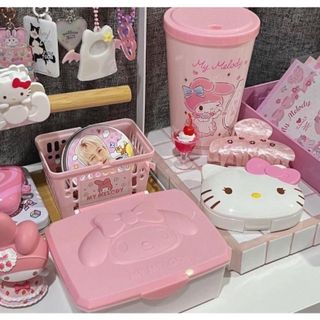 hộp My Melody hãng Sanrio đựng card toploader sleeve
