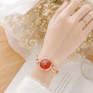 Đồng Hồ Dành Cho Nữ Kimio 6482 Mặt Tròn Sang Trọng HOT 2023