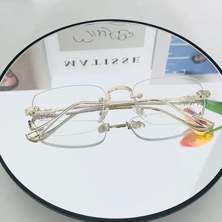 K127 Gọng Kính Nam Nữ ,Kính Giả Cận Không Viền Gọng Khoan Siêu Hot