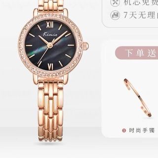 Kimio 6458 Vàng Đồng Hồ Chính Hãng Dành Cho Nữ Mặt Tròn