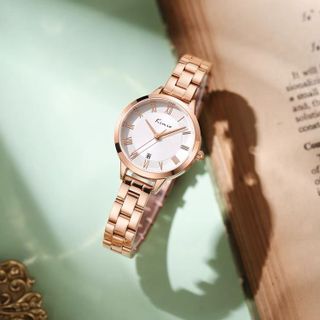 Đồng Hồ Nữ KIMIO 6379 Vàng Dây Kim Loại