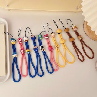 Dây đeo cổ tay bằng nylon nhiều họa tiết tùy chọn đáng yêu thích hợp cho ví / chìa khóa