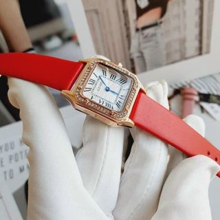 GUOU 6024 Mặt Vuông Dây Da Thiết Kế Đa Dạng Dành Cho Nữ