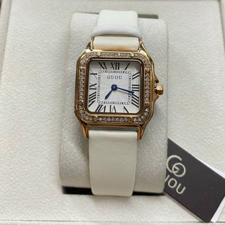 GUOU 6024 Mặt Vuông Dây Da Thiết Kế Đa Dạng Dành Cho Nữ