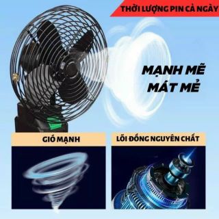 Quạt Sạc Điện, Tích Điện Boshun