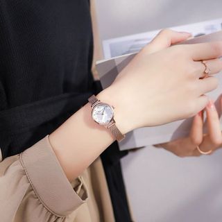 Kimio 6489 Vàng Đồng Hồ Chính Hãng Dành Cho Nữ Mặt Tròn
