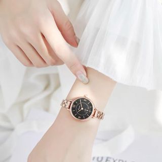 Đồng hồ Nữ 6449 Vàng đơn giản nhưng sang trọng