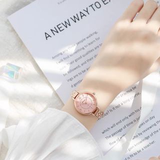 Đồng hồ Nữ 6449 Vàng đơn giản nhưng sang trọng