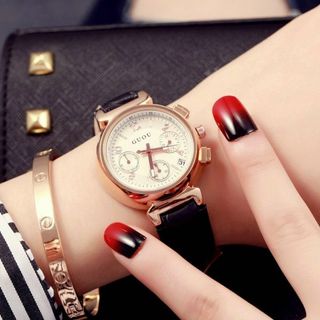 GUOU 6004 Hoa 9 Cánh Có Đính Đá Đa Dạng Màu Sắc Cho Các Quý Cô Lựa Chọn