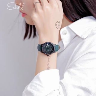GUOU 6004 Hoa 9 Cánh Có Đính Đá Đa Dạng Màu Sắc Cho Các Quý Cô Lựa Chọn