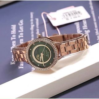Đồng Hồ Nữ KIMIO 6485 Đính Đá Dây Kim Loại Sang Trọng