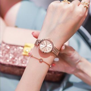 Kimio 6500 Đồng Hồ Chính Hãng Dành Cho Nữ Mặt Tròn Nhỏ Thanh Lịch
