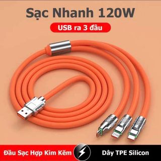 Sạc nhanh 120w 3 đầu