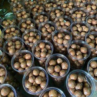 Hạt Macca Đắk Lắk Size Bi sấy tách nức vỏ (18-20mm)