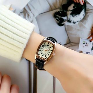 Đồng hồ chính hãng GUOU 8212 dây da dành cho các quý cô