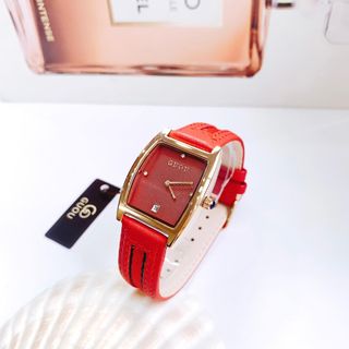 GUOU 8074 Đồng hồ dành cho nữ bản dây da đa dạng màu sắc
