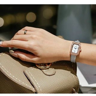 Đồng hồ chính hãng GUOU 8224 dây da dành cho các quý cô