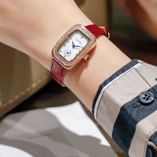 Đồng hồ chính hãng GUOU 8224 dây da dành cho các quý cô