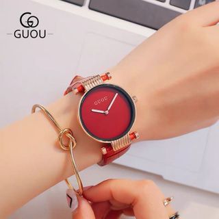 Đồng hồ GUOU 8071 Da dành cho nữ sang trọng