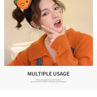 CÀI TÓC BÍ NGÔ HALLOWEEN