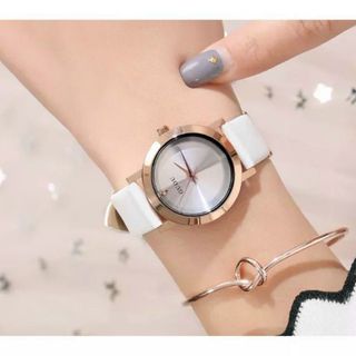 Đồng hồ Nữ GUOU 8171 thiết kế mặt Tròn dây Da sang trọng