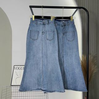 Đầm jeans xuông