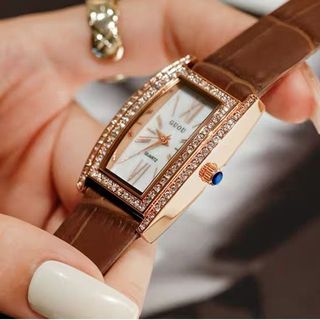 Đồng hồ chính hãng GUOU 8225 dây da dành cho các quý cô giá sỉ