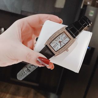 Đồng hồ chính hãng GUOU 8225 dây da dành cho các quý cô