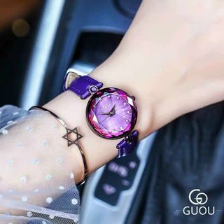 Đồng hồ Nữ GUOU 6611 chính hãng bản dây da