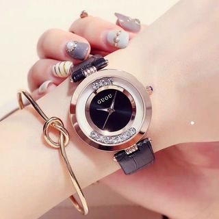 GUOU 8039 Đồng hồ dành cho nữ bản dây da đa dạng màu sắc