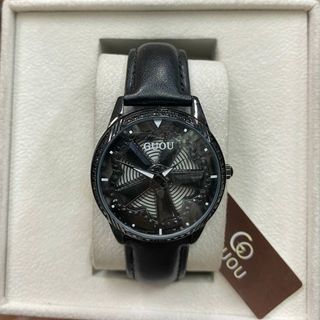 Đồng hồ Nữ GUOU 6621 hoa 5 cánh đính đá thiết kế mặt tròn pha màu đắc sắc