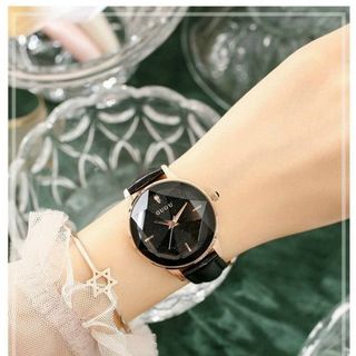 Đồng hồ Nữ GUOU 6616 chính hãng bản dây da đa dạng màu sắc
