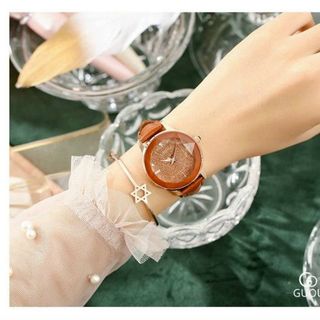Đồng hồ Nữ GUOU 6616 chính hãng bản dây da đa dạng màu sắc