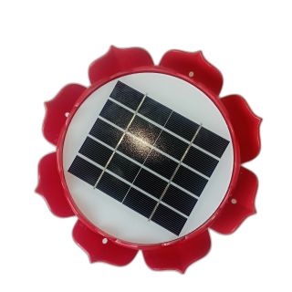 Máy niệm Phật hình hoa sen sạc năng lượng mặt trời, hỗ trợ thẻ nhớ
