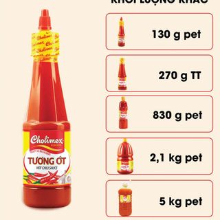 Tương ớt Cholimex can 5KG - (3 can/thùng)