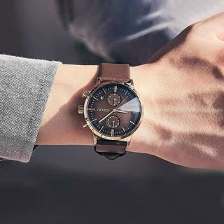 Đồng hồ Nữ GUOU 8095 mặt Tròn dây da mua càng nhiều giá càng ưu đãi